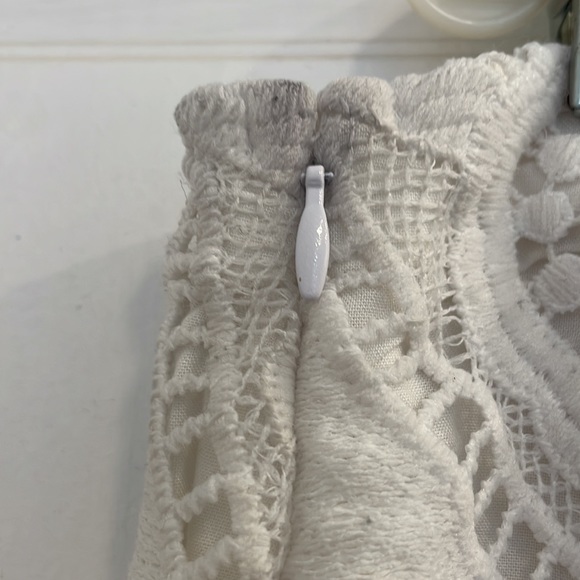 Abercrombie & Fitch White Lace Mini Skirt - Picture 3 of 6